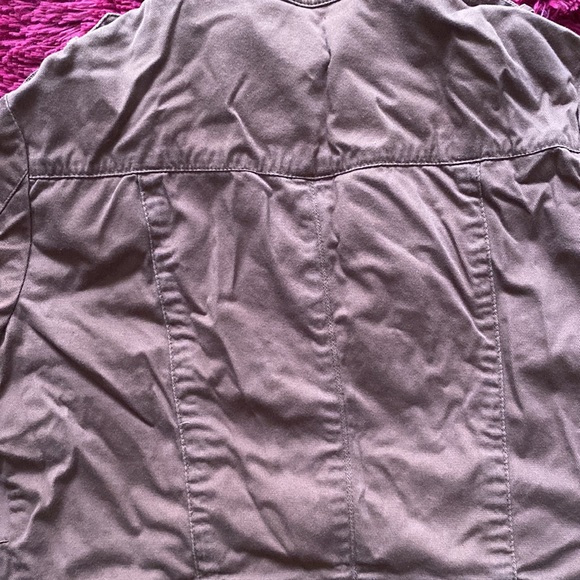 Brown faux denim retro jacket - Picture 8 of 12